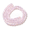 Electroplate Glass Beads Strands EGLA-D031-01P-2