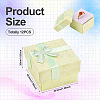 Square Paper Jewelry Ring Gift Boxes with Bowknot CON-TAC0010-80B-4