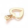 304 Stainless Steel Open Heart Charms STAS-L210-29G-2
