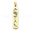 304 Stainless Steel Pendants STAS-D036-14B-G-1