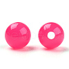 Opaque Plastic Beads X-KY-T005-6mm-625-2