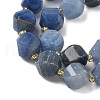 Natural Blue Aventurine Beads Strands G-U023-A04-01-4