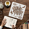 Plastic Reusable Drawing Painting Stencils Templates DIY-WH0172-547-3