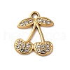 Cherry Alloy Pendants PALLOY-S051-02B-G-1