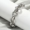 304 Stainless Steel Rolo Chain Bracelets for Women BJEW-S176-01P-C-3