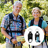 Asthma Inhaler Holder PU Leather Travel Handy Holder Keychain AJEW-WH0504-18-6