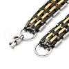 Ion Plating(IP) 201 Stainless Steel Bracelets STAS-E165-05GB-3