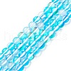 Synthetic Moonstone Beads Strands G-R375-8mm-B04-2