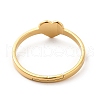 Ion Plating(IP) 201 Stainless Steel Heart Adjustable Ring for Women RJEW-F131-06G-3