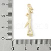 Brass Micro Pave Cubic Zirconia Pendants KK-M326-13B-G-3
