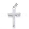304 Stainless Steel Enamel Pendants STAS-G126-08P-2