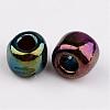 6/0 Electroplated Iris Round Glass Seed Beads X-SEED-A009-4mm-603-2