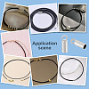 Unicraftale 200Pcs Rack Plating Brass Cord Ends KK-UN0003-19-6