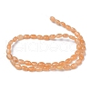 Natural Red Aventurine Bead Strands G-Z006-A11-3