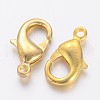 Brass Lobster Claw Clasps KK-904-G-NF-2