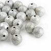 Spray Painted Acrylic Beads ACRP-Q018-12mm-001-1