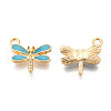 Light Gold Plated Alloy Charms ENAM-T009-02B-1