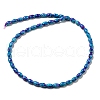 Spray Painted Synthetic Turquoise Beads Strands G-E617-B07-03B-3