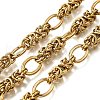 Ion Plating(IP) 304 Stainless Steel knot with Oval Link Chains CHS-S012-06G-1