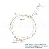 Natural Pearl Link Bracelets BJEW-JB04884-2