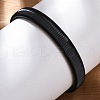Iron Stretch Bracelets for Men Women BJEW-G741-01B-2