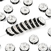Brass Grade A Rhinestone Spacer Beads RB-A014-Z8mm-02S-1