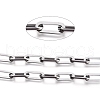 Non-Tarnish 304 Stainless Steel Paperclip Chains CHS-L020-005P-1