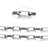 304 Stainless Steel Paperclip Chains CHS-L020-005P-1