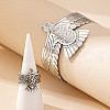 Eagle Alloy Cuff Bangles & Rings Sets for Women FS-WG75483-01-3