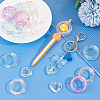   24Pcs 8 Styles Plating Acrylic Beads FIND-PH0022-04-5