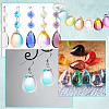 ARRICRAFT 112pcs 7 colors Electroplate Transparent Glass Charms GLAA-AR0001-45-5