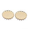 304 Stainless Steel Cabochon Settings X-STAS-P249-13A-G-1