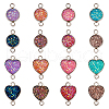 32Pcs 16 Styles 304 Stainless Steel Connector Charms STAS-TA0002-27-2