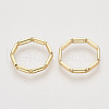 Brass Linking Ring KK-T054-05G-NF-1