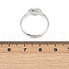 Brass Ring Components KK-C3044-10mm-S-4