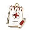 Medical Theme Alloy Enamel Pendants FIND-G090-02D-03-1