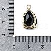 Natural Obsidian Faceted Pendants G-M431-16G-09-3