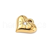 304 Stainless Steel Rhinestone Pendants STAS-U054-02G-2