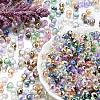 Transparent Glass Charms GLAA-P070-A-1