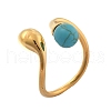 304 Stainless Steel Cuff Rings RJEW-D317-02C-G-4
