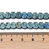 Electroplated Natural Lava Rock Beads Strands G-K388-04A-03-4
