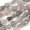 Natural Black Soya Bean Beads Strands G-M453-B01-2
