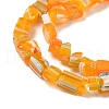 Handmade Millefiori Lampwork Beads Strands LAMP-P070-02A-01-3