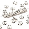Brass Grade B Rhinestone Spacer Beads RSB032-B01-1