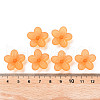 Frosted Acrylic Bead Caps MACR-S371-08A-724-4