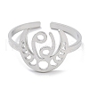 304 Stainless Steel Constellation Rings for Women RJEW-U024-01P-06-2