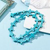 Synthetic Turquoise Beads Strands TURQ-YW0001-01B-5