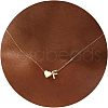 Simple Style Adjustable 316L Surgical Stainless Steel Heart and Initial Pendant Necklaces for Women WG95AEF-06-1
