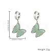 Stainless Steel Dangle Hoop Earrings OS9134-1-3
