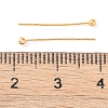 Brass Ball Head Pins KK-N254-49A-G-3